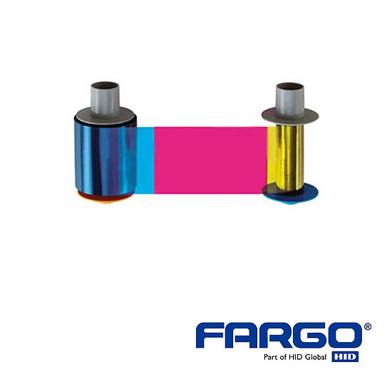 HID Fargo C50 YMCKO Ribbon 100Prints Refill